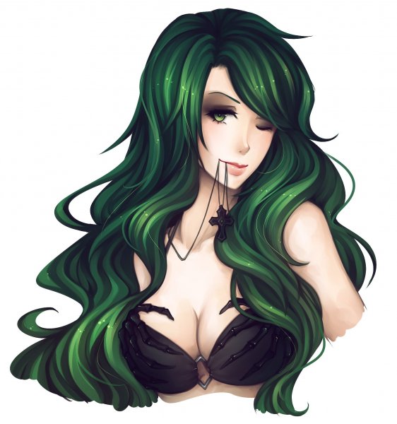 Зеленоволосая Ван