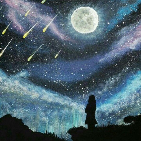 Картина звездопад