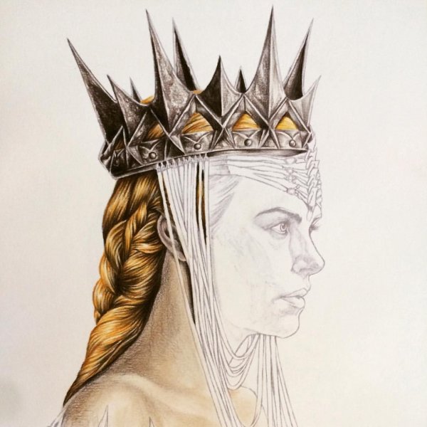 Королева Равенна набросок