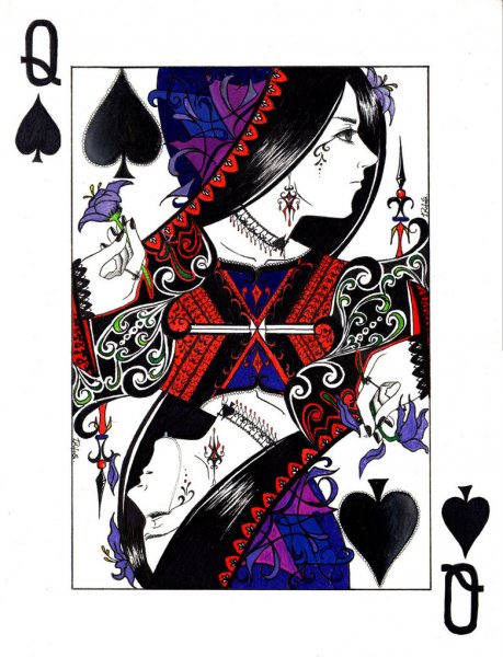 Пиковая дама карта Игральная