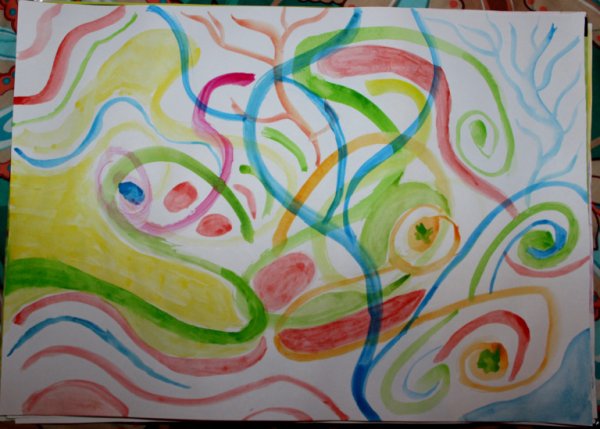 Талантливый рисунок 8 летнего