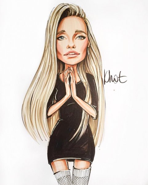 Катя хот иллюстрации