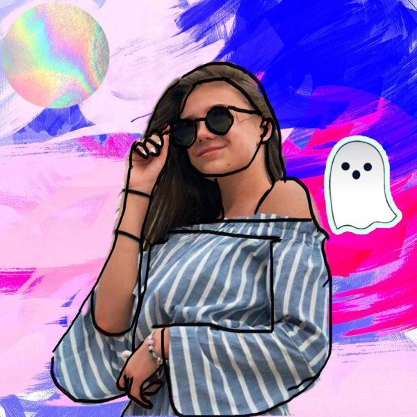 Нарисованная Катя Адушкина