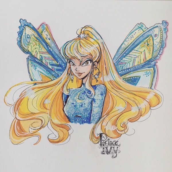 Винкс маркерами