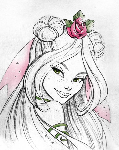 Винкс арты Флора