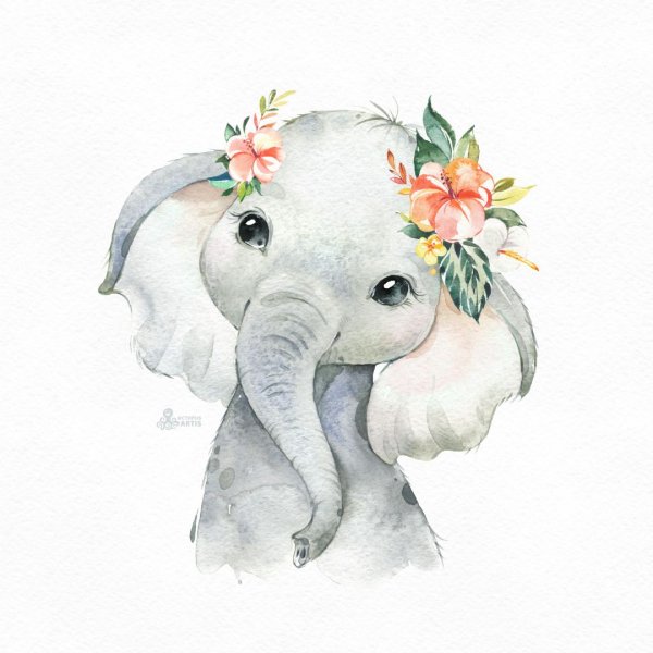 Зверюшки акварелью