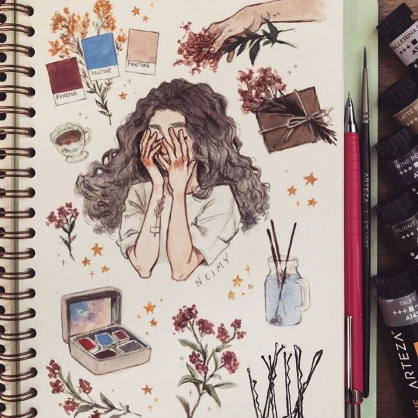 Вдохновение для скетчбука