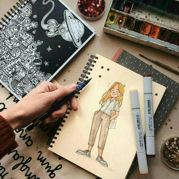 Задумки для скетчбука