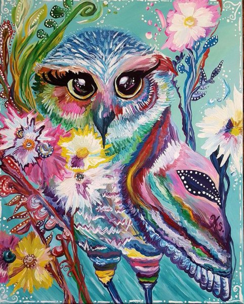 Сова картина
