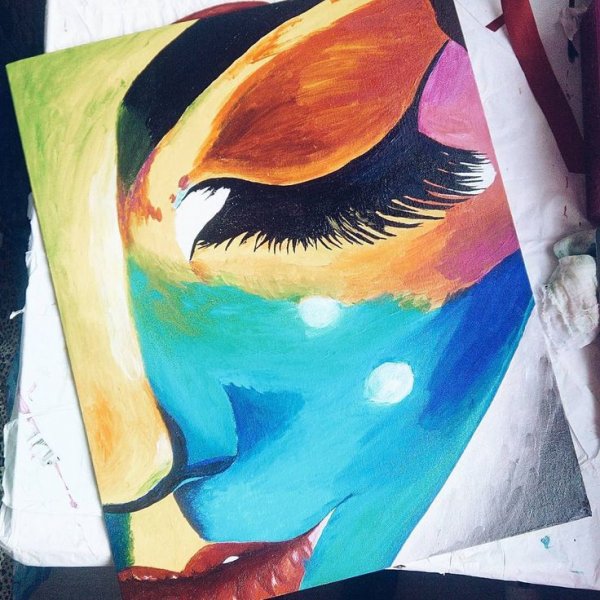 Живопись акрилом поп арт