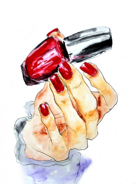 Эскиз лака для ногтей