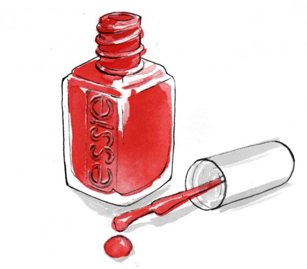 Бутылек с лаком для ногтей