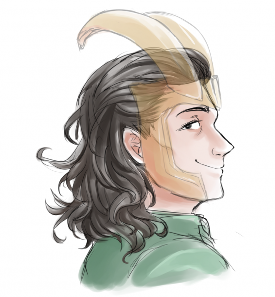 Локи Марвел рисунок