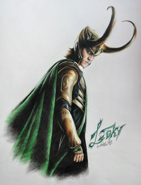 Локи Лафейсон портреты