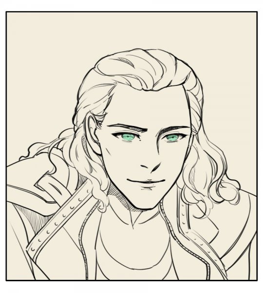 Локи карандашом