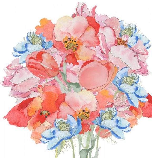 Арт с разными цветами