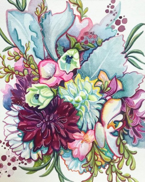 Букет арт стильно