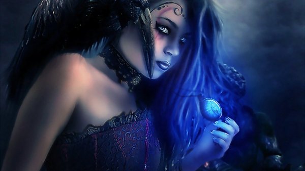 Красивая ведьма фэнтези