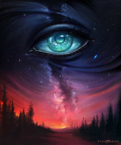 Красивые глаза арт