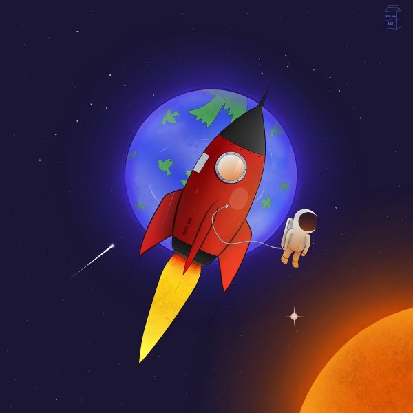 Ракета рисунок