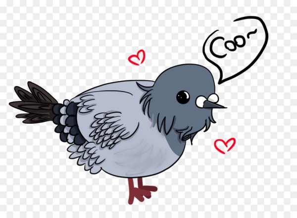 Голуби мультяшки