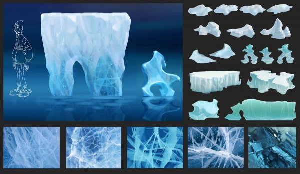 Туториал по рисованию льда