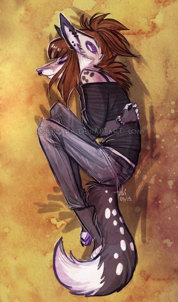 Лёгкий стиль рисования фурии