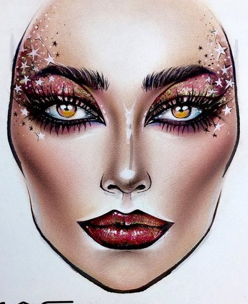 Эскиз грима