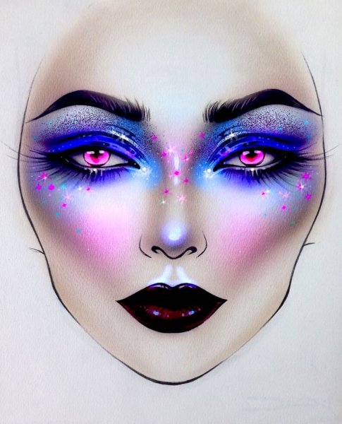 Макияж рисунок