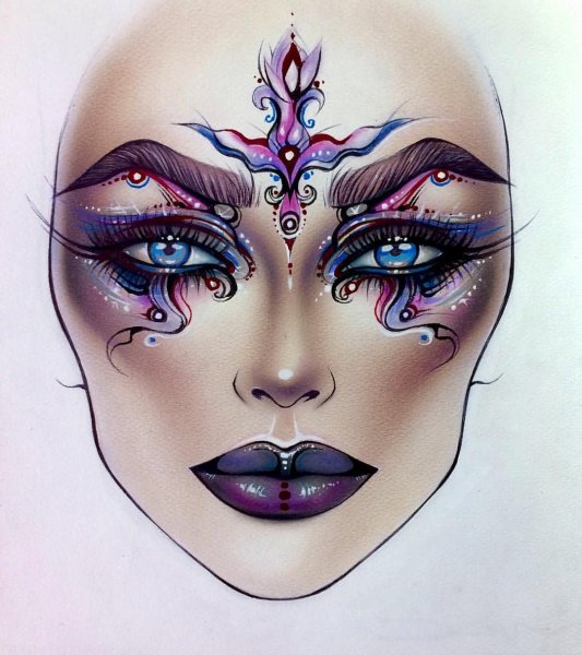 Эскиз грима