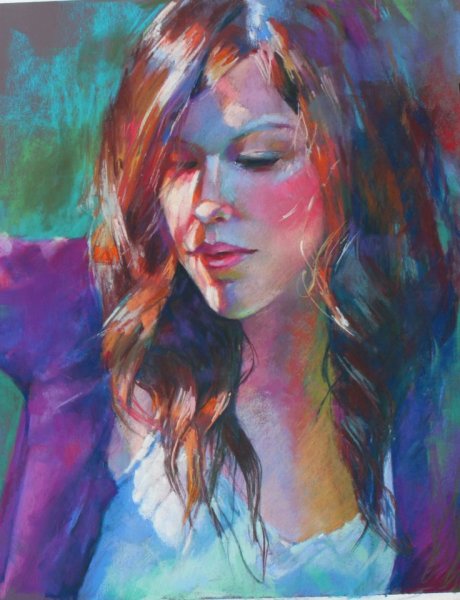 Пастельная живопись портрет