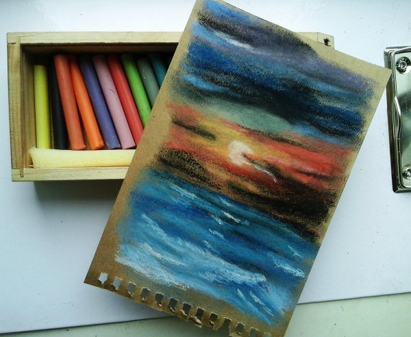 Пастельные мелки арт