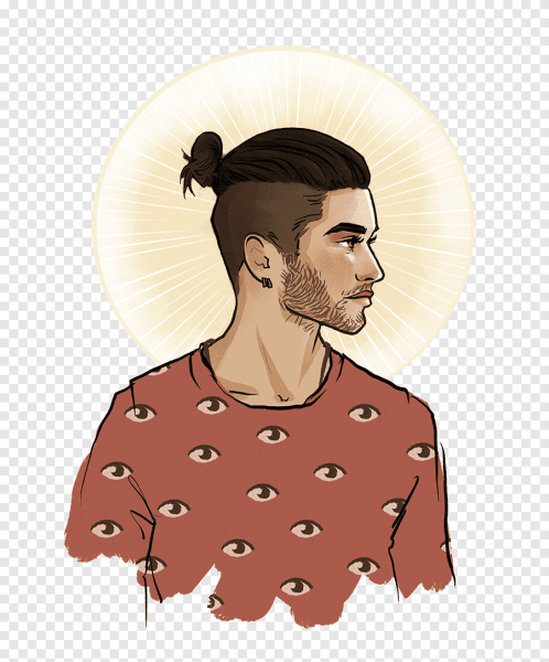 Парень в мультяшном стиле