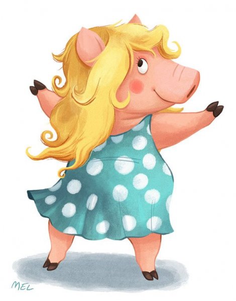 Семья Пигги арт