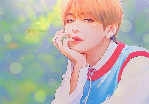 BTS Тэхен арт