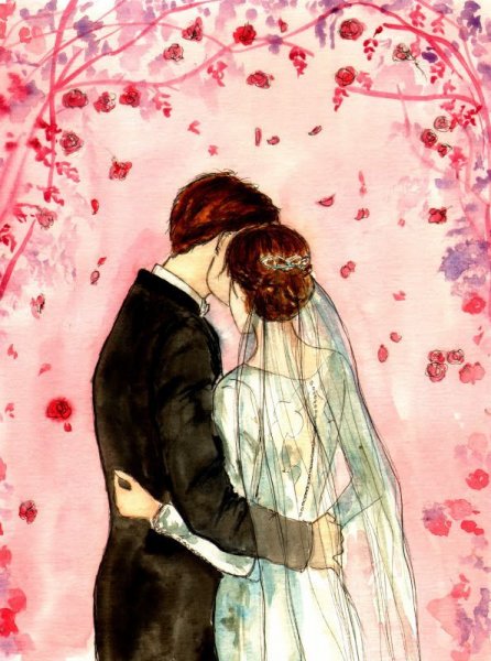 Свадьба иллюстрация