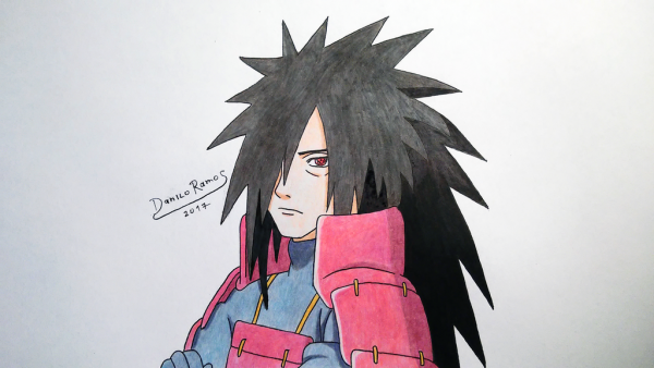 Мадара Учиха для срисовки