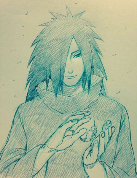 Учиха Мадара для с рисовки