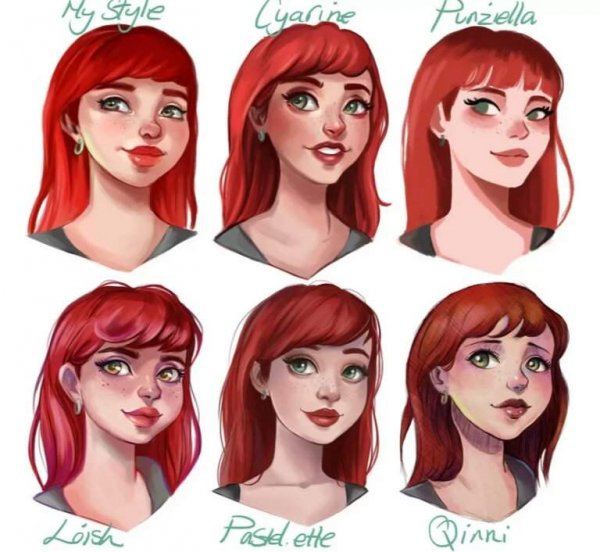 Стили рисования персонажей