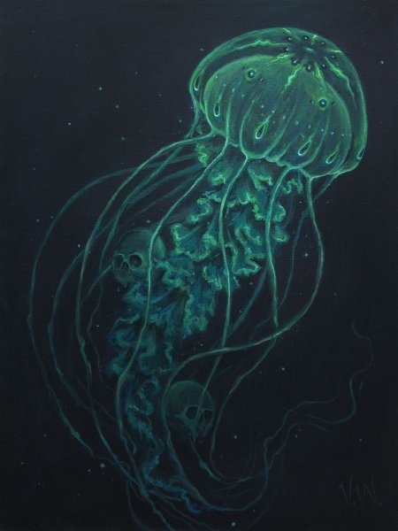 Медуза живопись