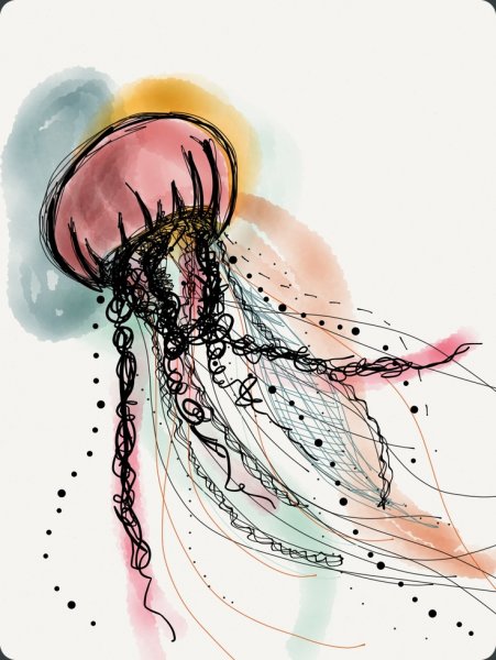 Медуза арты