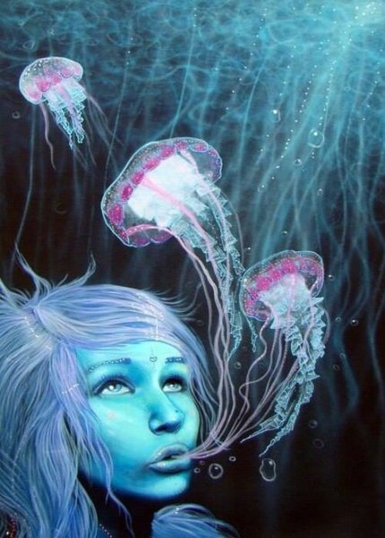 Скетчинг медуза