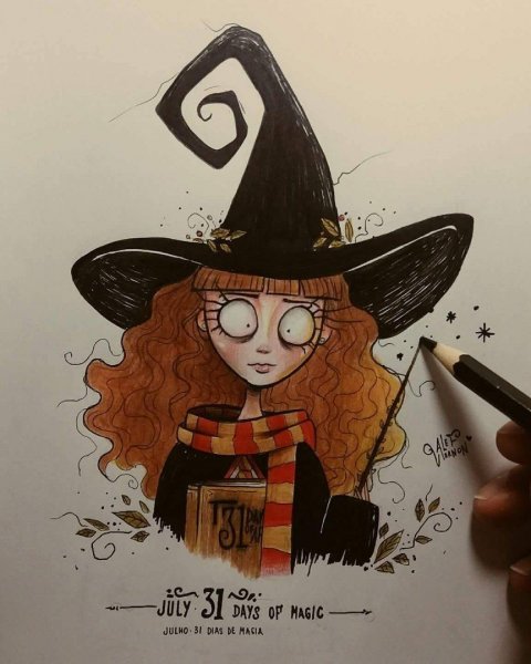 Тим Бертон рисунки персонажей