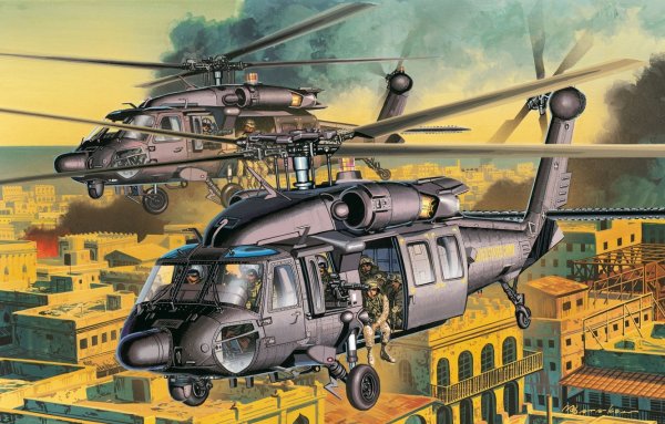 Sikorsky uh-60 Black Hawk арт