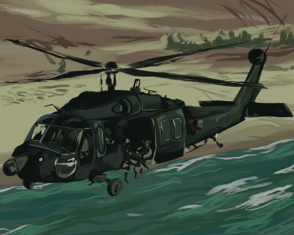 Black Hawk вертолет down