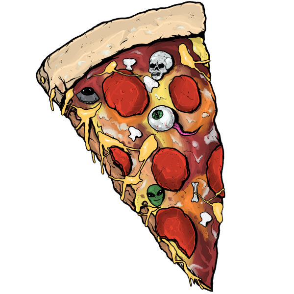 Кусочек пиццы арт