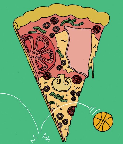Арт иллюстрации пицца