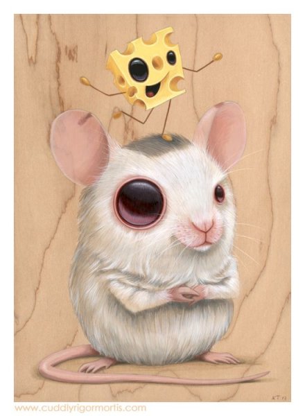 Крыса милый арт
