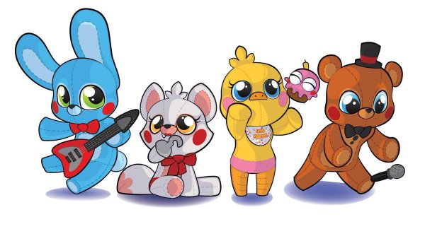 Милые АНИМАТРОНИКИ из ФНАФ