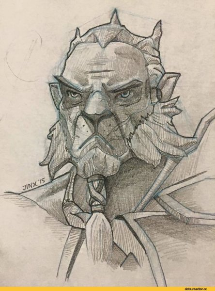 Рисуем героев дота 2